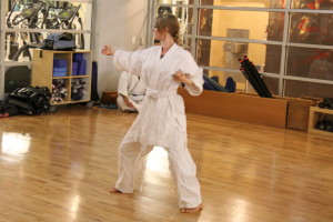 Naihanchi karate kata performed at Full Potential Martial arts in Carmel Valley, San Diego, 92130